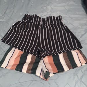2 pairs high waisted shorts ✨